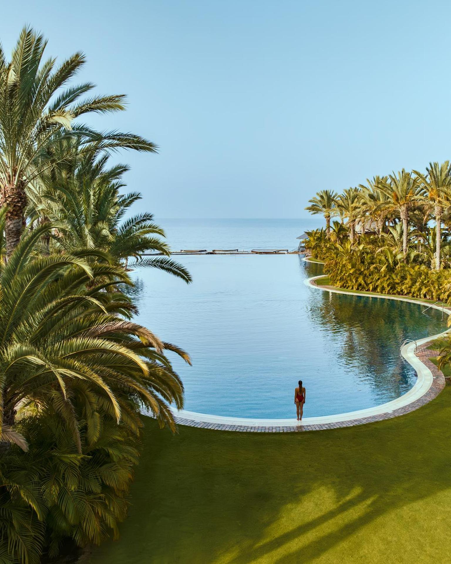 Lopesan Costa Meloneras Resort & Spa Ngoại thất bức ảnh The resort's lagoon